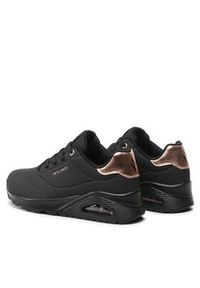skechers - Skechers Sneakersy Golden Air 177094/BBK Czarny. Kolor: czarny. Materiał: skóra #3