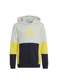 Adidas - Bluza dziecięca adidas Colourblock. Kolor: szary, wielokolorowy, żółty