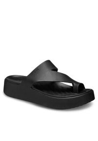 Crocs Japonki Getaway Platform Toe Loop 210834 Czarny. Kolor: czarny. Obcas: na platformie #6