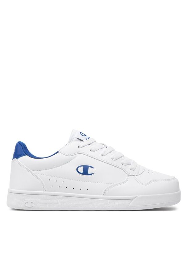 Champion Sneakersy New Court Low Cut Shoe S22075-CHA-WW008 Biały. Kolor: biały. Materiał: skóra