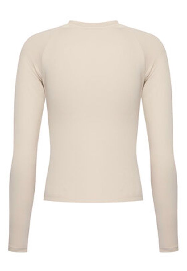 Reebok Koszulka techniczna Reebok X Ewa Chodakowska RK25316CCW Beżowy Slim Fit. Kolor: beżowy. Materiał: syntetyk