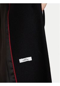 TOMMY HILFIGER - Tommy Hilfiger Płaszcz wełniany Classic WW0WW47445 Czarny Regular Fit. Kolor: czarny. Materiał: wełna #3