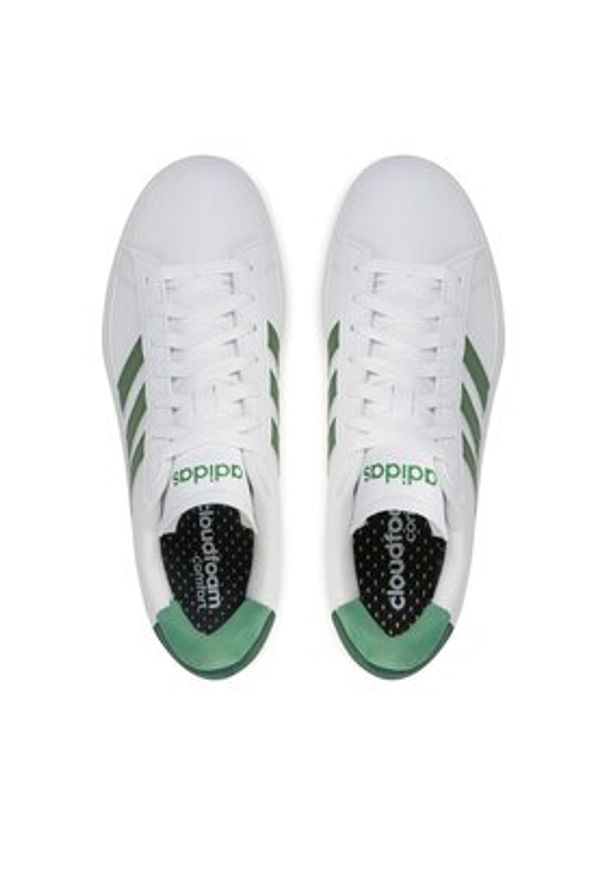 Adidas - adidas Sneakersy Grand Court 2.0 ID2952 Biały. Kolor: biały. Materiał: skóra