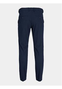 Jack & Jones - Jack&Jones Chinosy Marco 12237523 Granatowy Slim Fit. Kolor: niebieski. Materiał: syntetyk
