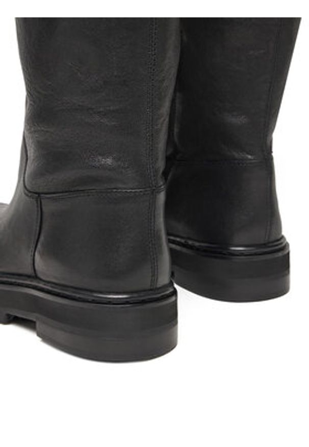 Patrizia Pepe Kozaki 8Y0142 L005 Czarny. Kolor: czarny. Materiał: skóra