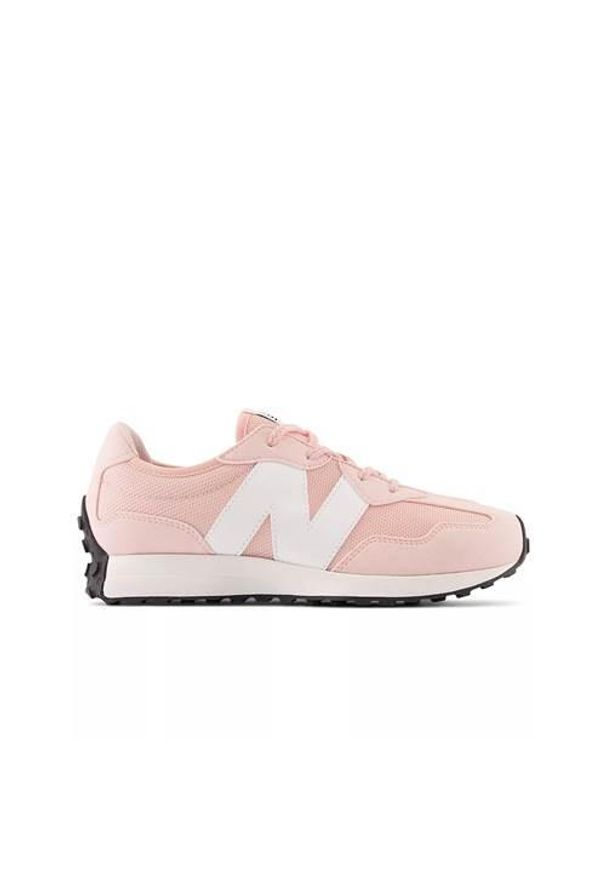 Buty do chodzenia dla dzieci New Balance 327. Zapięcie: sznurówki. Kolor: różowy. Materiał: materiał, tkanina, syntetyk. Szerokość cholewki: normalna. Sport: turystyka piesza