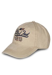 Petrol Industries Czapka z daszkiem M-1050-CAP820 Beżowy. Kolor: beżowy. Materiał: materiał, bawełna