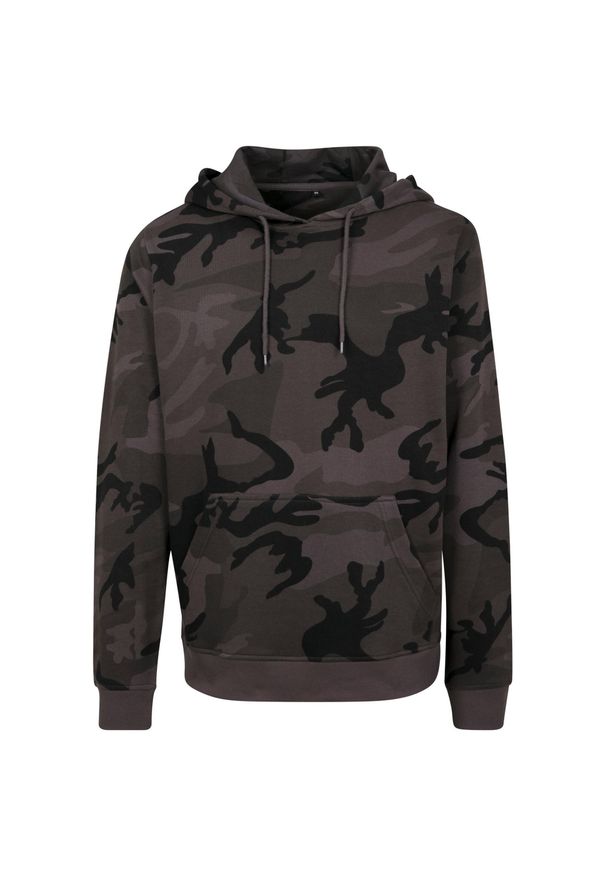 BUILD YOUR BRAND - Bluza Z Kapturem Camo Dla Dorosłych Unisex. Typ kołnierza: kaptur. Kolor: zielony, wielokolorowy, brązowy