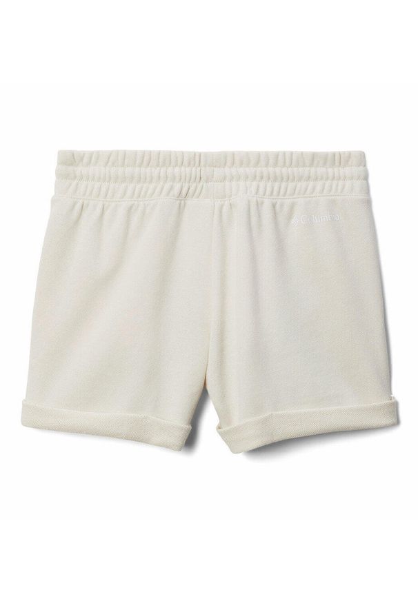 columbia - Krótkie Spodenki Turystyczne Dziecięce Columbia Trek French Terry Short. Kolor: beżowy. Długość: krótkie. Styl: sportowy. Sport: turystyka piesza