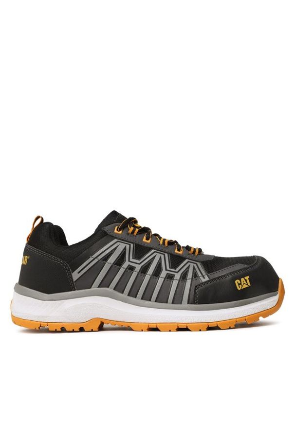 CAT Footwear Półbuty Charge S3 Hro Src+ P725517 Czarny. Kolor: czarny. Materiał: materiał