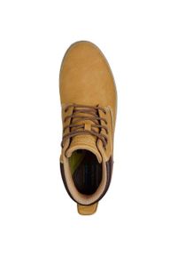 skechers - Buty Skechers Garlan - Deno, Mężczyźni. Kolor: brązowy. Materiał: materiał, syntetyk