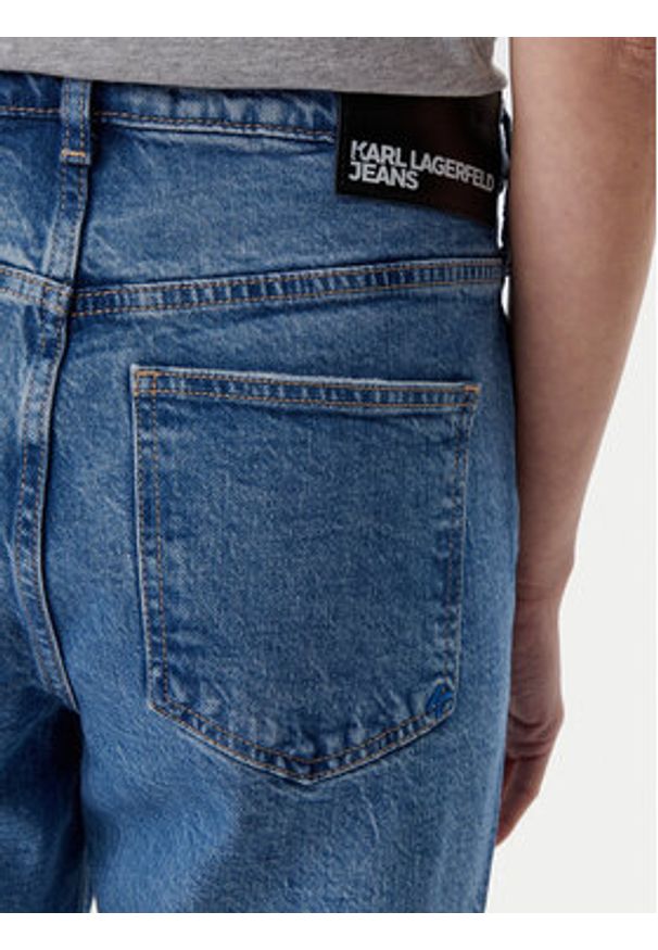 Karl Lagerfeld Jeans Jeansy A1W10122 Niebieski Mom Fit. Kolor: niebieski