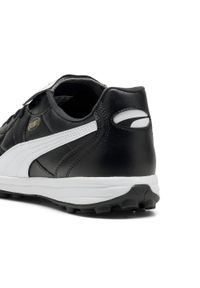 Puma - Buty piłkarskie unisex KING TOP TT PUMA Black White Gold. Kolor: czarny, biały, wielokolorowy. Sport: piłka nożna