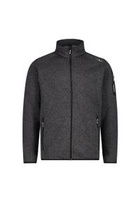 Polar męski CMP Perl Jacket Knitted. Kolor: szary. Materiał: polar