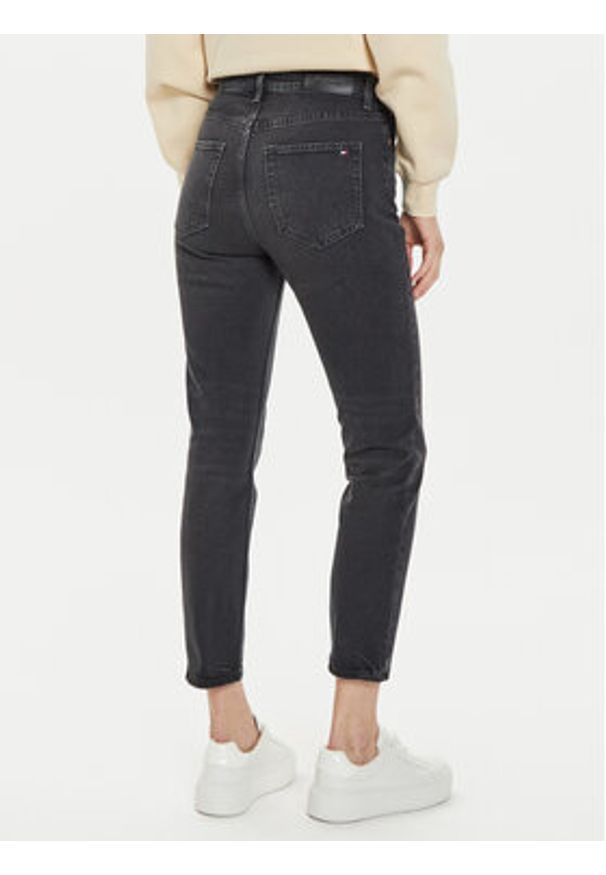 TOMMY HILFIGER - Tommy Hilfiger Jeansy WW0WW42797 Czarny Slim Fit. Kolor: czarny