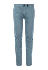 Emporio Armani Spodnie materiałowe 3H1P20 1NEDZ 0758 Szary Slim Fit. Kolor: szary. Materiał: materiał #4