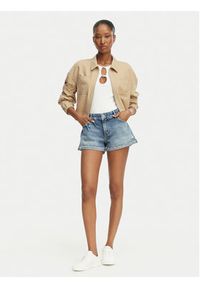 Hugo - HUGO Szorty jeansowe Galimon 50559052 Niebieski Regular Fit. Kolor: niebieski. Materiał: bawełna #4