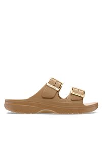 Klapki Crocs. Kolor: brązowy #1
