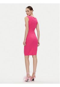 Rinascimento Sukienka codzienna CFC0117416003 Różowy Slim Fit. Okazja: na co dzień. Kolor: różowy. Materiał: syntetyk. Typ sukienki: proste. Styl: casual #4