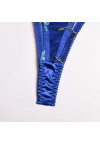 Intica - Komplet bielizny z koronką i kwiatowym wzorem Walda. Kolor: fioletowy. Materiał: koronka. Wzór: kwiaty, koronka #5