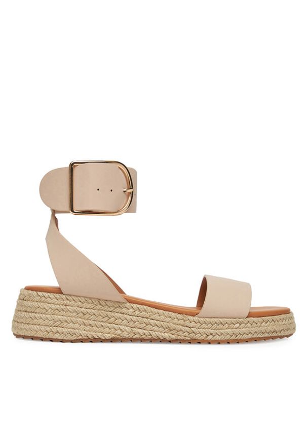 DeeZee Espadryle QS276-1 Beżowy. Kolor: beżowy. Materiał: syntetyk, materiał