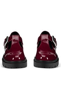 Jenny Fairy Półbuty WS5865-10 Bordowy. Kolor: czerwony. Materiał: skóra #6