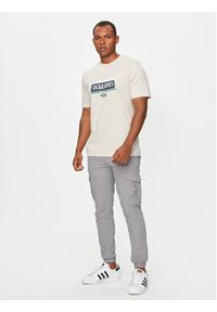 Jack & Jones - Jack&Jones Joggery Marco 12186889 Szary Slim Fit. Kolor: szary. Materiał: bawełna #5