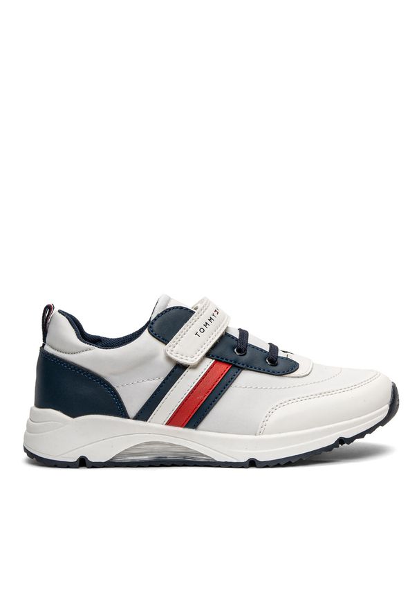 TOMMY HILFIGER - Buty sneakersy dziecięce Tommy Hilfiger Low Cut Lace-Up Biały. Kolor: biały. Sezon: lato