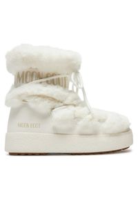 Moon Boot Śniegowce Ltrack Tube Faux-Fur 80D2450130 Biały. Kolor: biały. Materiał: skóra