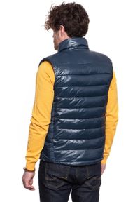 Wrangler - WRANGLER PUFFER VEST NAVY W4A3XT114. Materiał: puch #4