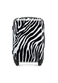 Wittchen - Komplet walizek z ABS-u w zwierzęcy wzór biało-czarny. Kolor: czarny, biały, wielokolorowy. Materiał: guma. Wzór: motyw zwierzęcy #9