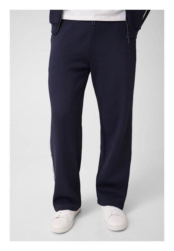 Guess Spodnie materiałowe 183087 Niebieski Regular Fit. Kolor: niebieski. Materiał: materiał