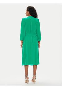 Liu Jo Sukienka codzienna CA4061 T5853 Zielony Regular Fit. Okazja: na co dzień. Kolor: zielony. Materiał: jedwab. Typ sukienki: proste. Styl: casual #2