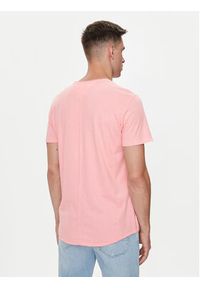 Tommy Jeans T-Shirt Jaspe DM0DM09586 Różowy Slim Fit. Kolor: różowy. Materiał: syntetyk, bawełna