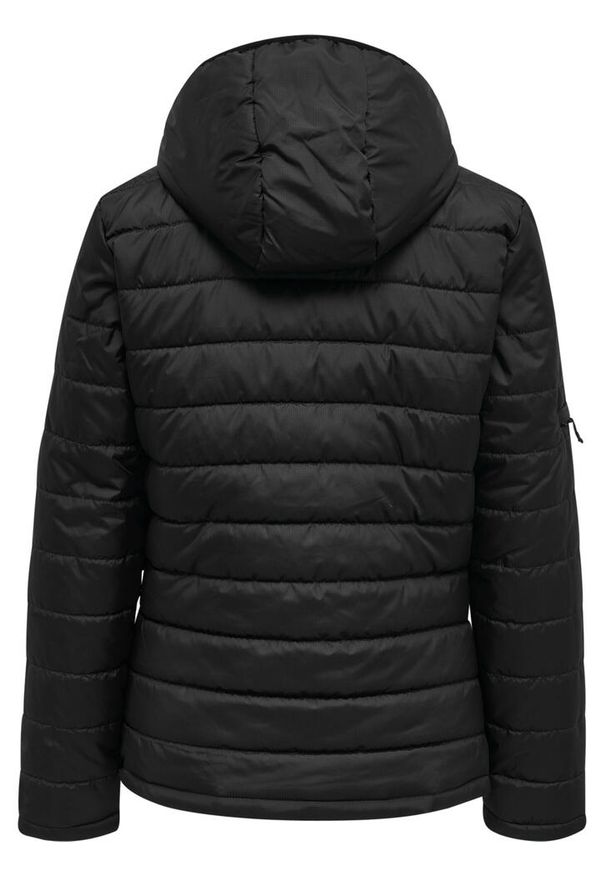 Hummel - Kurtka damska HUMMEL hmlNORTH QUILTED HOOD JACKET WOMAN. Kolor: wielokolorowy, szary, czarny, brązowy. Sport: outdoor