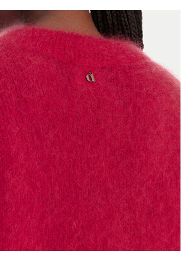 Dixie Sweter M277Y101A Czerwony Relaxed Fit. Kolor: czerwony. Materiał: syntetyk