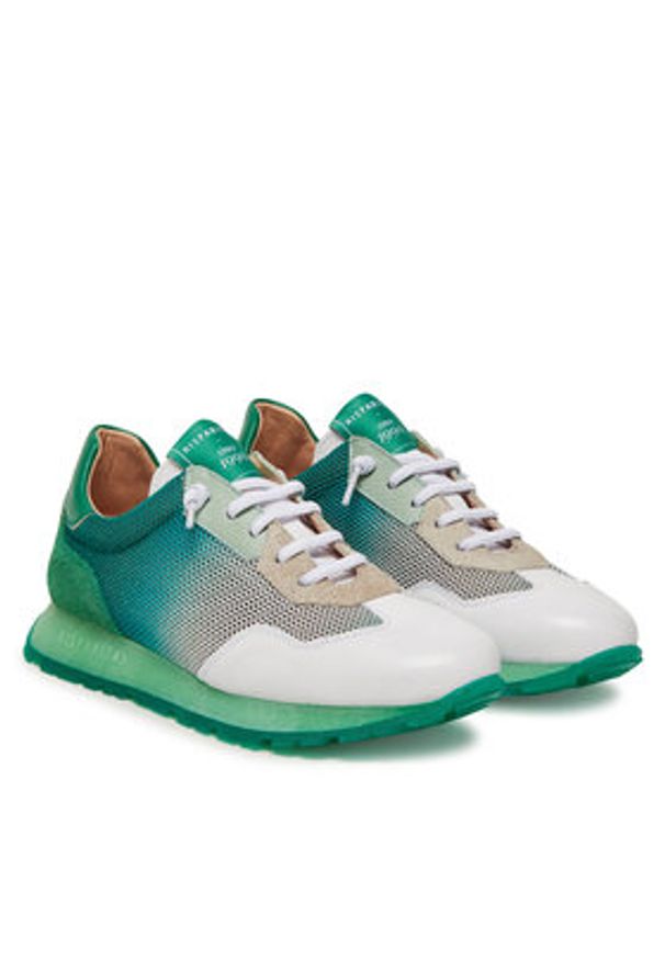 Hispanitas Sneakersy BHV253869 Zielony. Kolor: zielony. Materiał: materiał