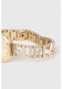 Furla zegarek WW00049003L2 damski kolor złoty. Kolor: złoty. Materiał: materiał #2