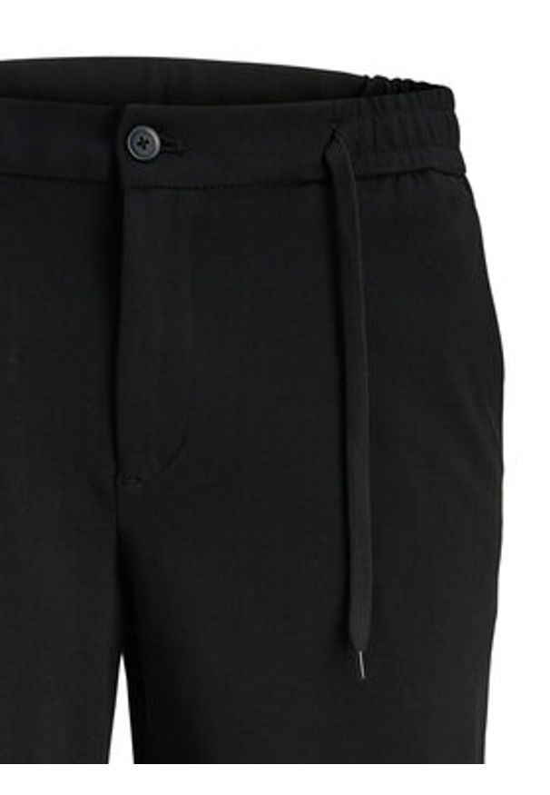 Jack & Jones Szorty materiałowe Ace Neo 12292443 Czarny Regular Fit. Kolor: czarny. Materiał: bawełna