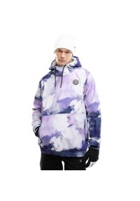 SIROKO - Męska kurtka snowboardowa Sporty zimowe Siroko W1 Kumo. Kolor: fioletowy. Materiał: softshell, materiał. Sezon: zima. Sport: snowboard #1