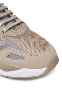 EA7 Emporio Armani Sneakersy X8X159 XK379 U499 Beżowy. Kolor: beżowy. Materiał: skóra #4