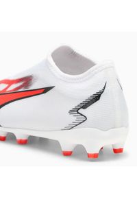 Buty piłkarskie Puma Ultra Match Ll FG/AG Jr 107514-01 białe białe. Kolor: biały. Materiał: syntetyk, materiał. Szerokość cholewki: normalna. Sport: piłka nożna