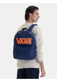 Vans Plecak Old Skool Drop V VN000H4ZFOB1 Granatowy. Kolor: niebieski. Materiał: materiał #1