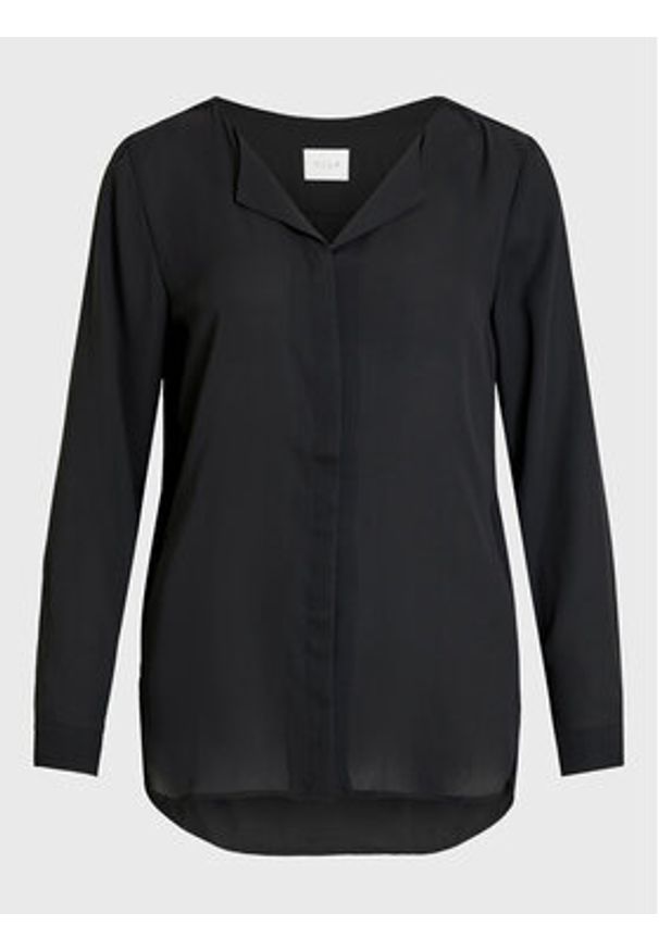 Vila Koszula Lucy 14044253 Czarny Relaxed Fit. Kolor: czarny. Materiał: syntetyk