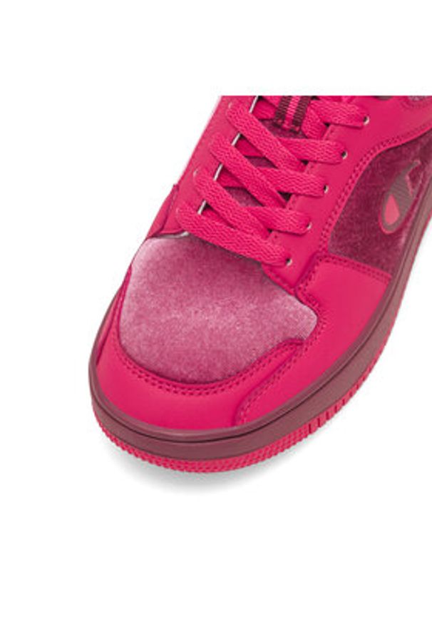 Champion Sneakersy Rebound 2.0 Low Velvet S11725-PS017 Różowy. Kolor: różowy. Materiał: materiał