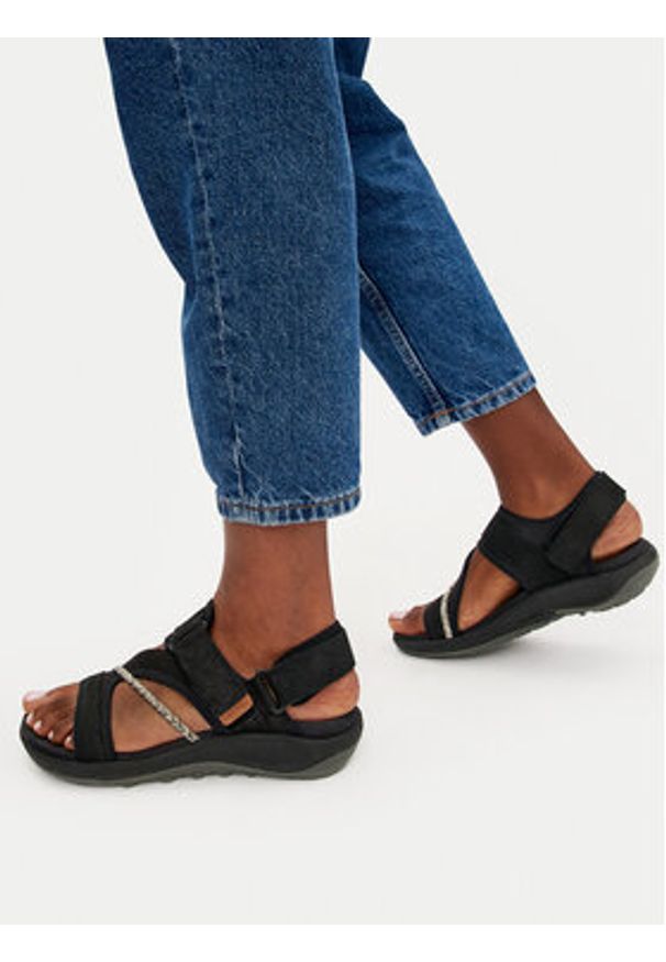 Merrell Sandały Terran 4 Backstrap J006412 Czarny. Kolor: czarny. Materiał: skóra