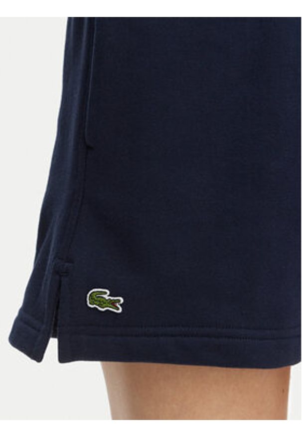 Lacoste Szorty sportowe GF5341 Granatowy Regular Fit. Kolor: niebieski. Materiał: bawełna