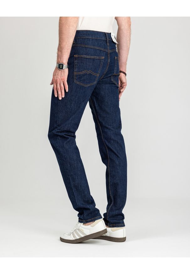 Męskie Spodnie Jeansowe Mustang Style Tramper Tapered Denim Blue 1018016 5000 901