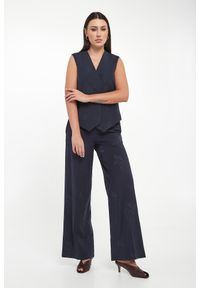 Twinset Milano - Kamizelka damska z haftem TWINSET. Wzór: haft #3