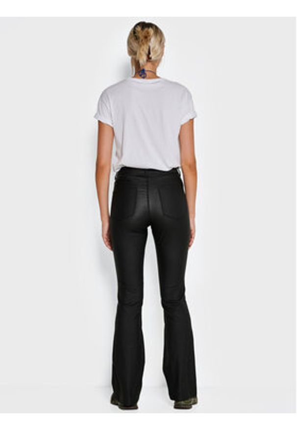 Noisy may - Noisy May Spodnie z imitacji skóry Sallie 27018425 Czarny Skinny Fit. Kolor: czarny. Materiał: skóra